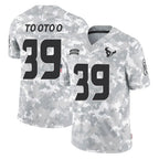 Johmsee H.Texans #39 Henry To'oTo'o Player Arctic Camo Salute To Service Limited Game Stitched Jerseys