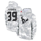 Johmsee H.Texans #39 Henry To'oTo'o Player Arctic Camo Salute to Service Hoodies Limited Game Stitched Jerseys