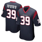 Johmsee H.Texans #39 Henry To'oTo'o Player Navy Home Game Stitched Jerseys