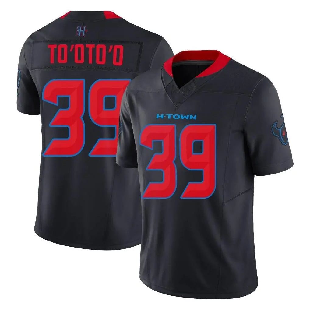Johmsee H.Texans #39 Henry To'oTo'o Player Navy Limited 2nd Alternate Vapor F.U.S.E. Home Game Stitched Jerseys