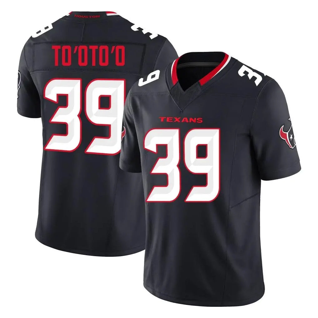 Johmsee H.Texans #39 Henry To'oTo'o Player Navy Limited Alternate Vapor F.U.S.E. Home Game Stitched Jerseys