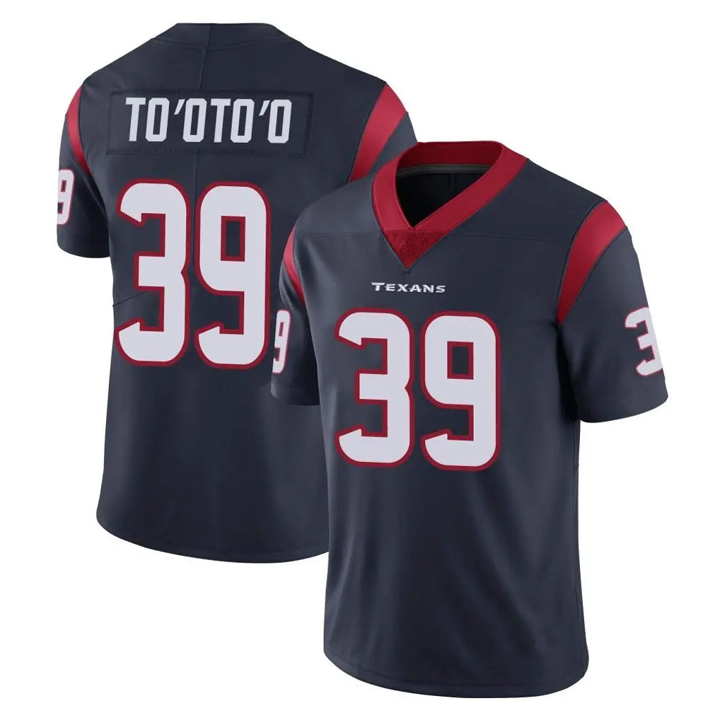 Johmsee H.Texans #39 Henry To'oTo'o Player Navy Limited Vapor Untouchable Home Game Stitched Jerseys