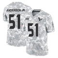 Johmsee H.Texans #51 Will Anderson Jr. Player Arctic Camo Salute To Service Limited Game Stitched Jerseys