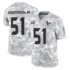 Johmsee H.Texans #51 Will Anderson Jr. Player Arctic Camo Salute To Service Limited Game Stitched Jerseys