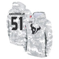 Johmsee H.Texans #51 Will Anderson Jr. Player Arctic Camo Salute to Service Hoodies Limited Game Stitched Jerseys