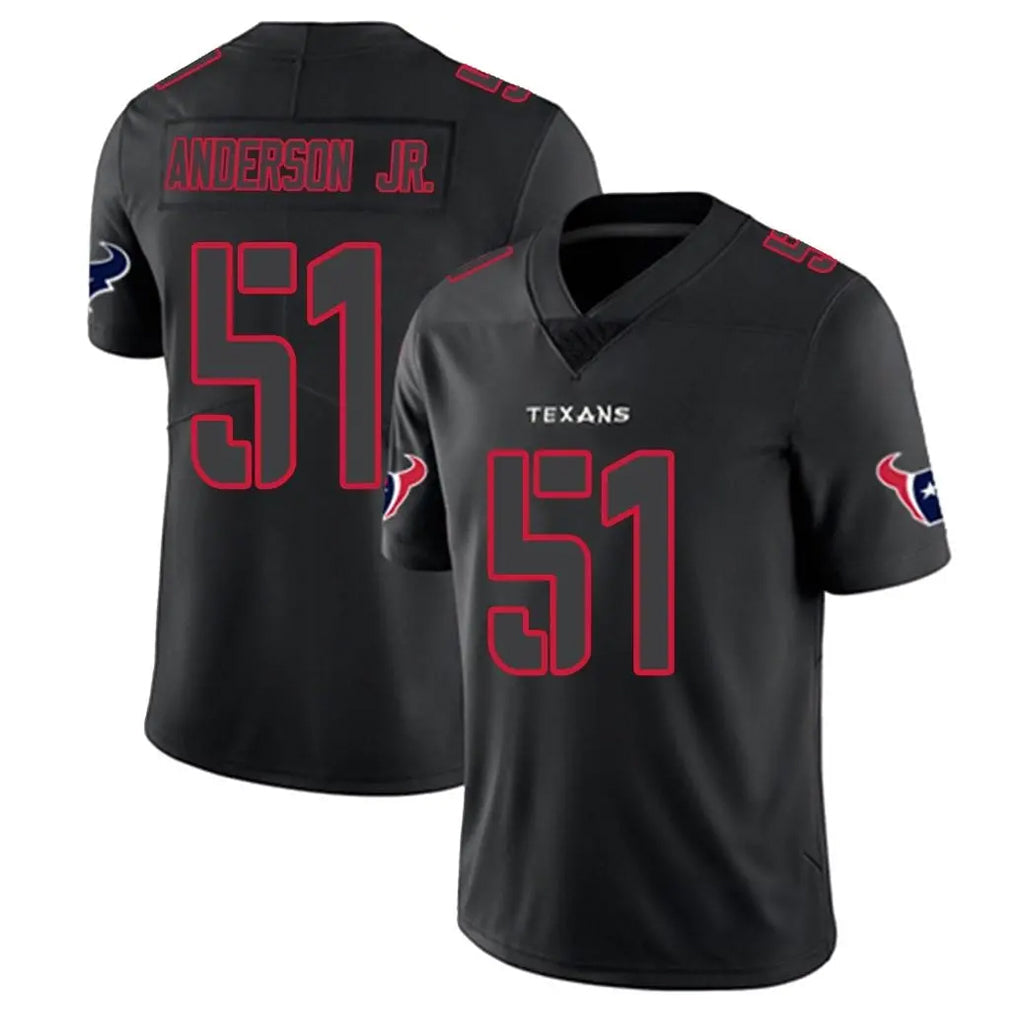 Johmsee H.Texans #51 Will Anderson Jr. Player Black Impact Limited Game Stitched Jerseys