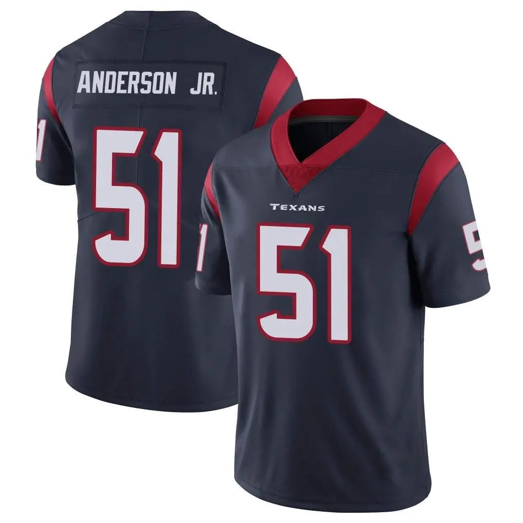 Johmsee H.Texans #51 Will Anderson Jr. Player Navy Limited Vapor Untouchable Home Game Stitched Jerseys