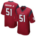 Johmsee H.Texans #51 Will Anderson Jr. Player Red Home Game Stitched Jerseys