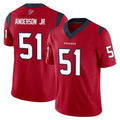Johmsee H.Texans #51 Will Anderson Jr. Player Red Limited Vapor F.U.S.E. Home Game Stitched Jerseys