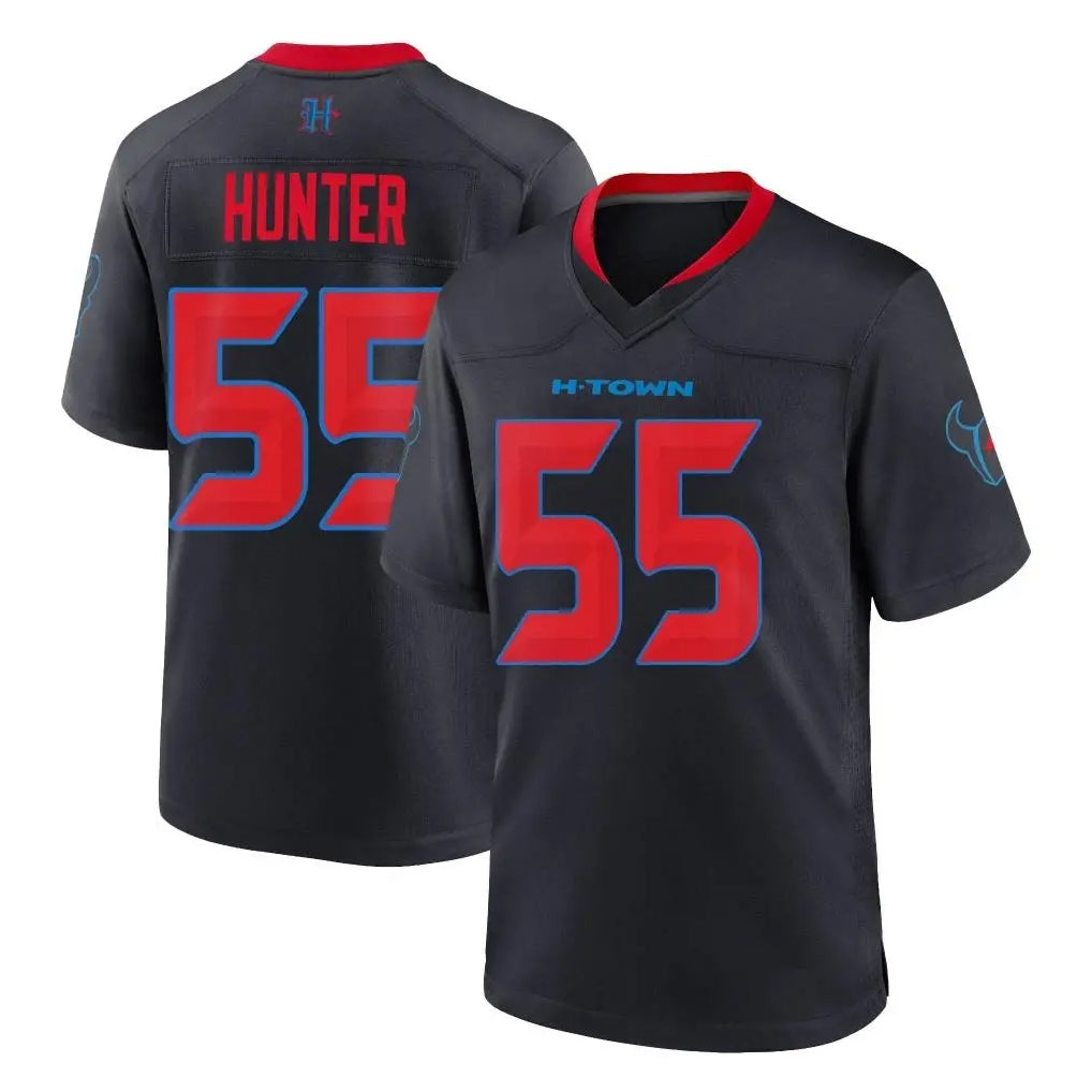Johmsee H.Texans #55 Danielle Hunter Player Navy 2nd Alternate Home Game Stitched Jerseys