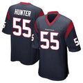 Johmsee H.Texans #55 Danielle Hunter Player Navy Home Game Stitched Jerseys
