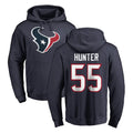 Johmsee H.Texans #55 Danielle Hunter Player Navy Pro Line Pullover Hoodie Limited Game Stitched Jerseys