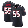 Johmsee H.Texans #55 Danielle Hunter Player Navy Team Home Game Stitched Jerseys