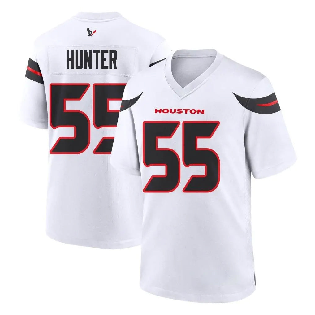 Johmsee H.Texans #55 Danielle Hunter Player White Home Game Stitched Jerseys