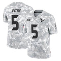 Johmsee H.Texans #5 Jalen Pitre Player Arctic Camo Salute To Service Limited Game Stitched Jerseys