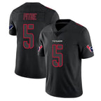 Johmsee H.Texans #5 Jalen Pitre Player Black Impact Limited Game Stitched Jerseys