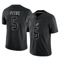 Johmsee H.Texans #5 Jalen Pitre Player Black Reflective Limited Game Stitched Jerseys