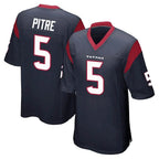 Johmsee H.Texans #5 Jalen Pitre Player Navy Home Game Stitched Jerseys