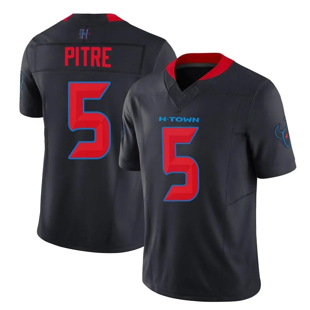 Johmsee H.Texans #5 Jalen Pitre Player Navy Limited 2nd Alternate Vapor F.U.S.E. Home Game Stitched Jerseys