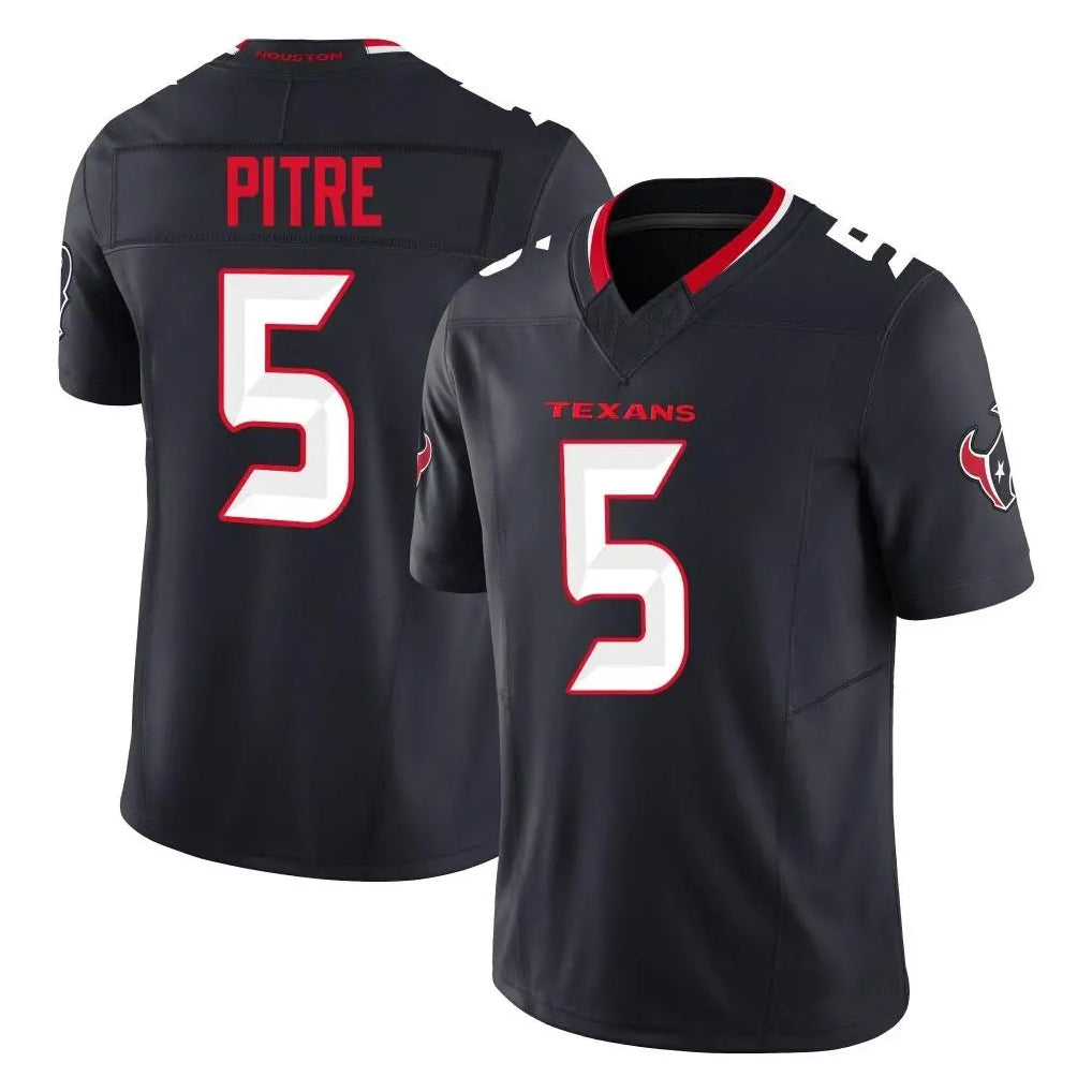 Johmsee H.Texans #5 Jalen Pitre Player Navy Limited Alternate Vapor F.U.S.E. Home Game Stitched Jerseys