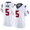 Johmsee H.Texans #5 Jalen Pitre Player White Limited Vapor F.U.S.E. Home Game Stitched Jerseys