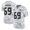 Johmsee H.Texans #69 Ed Ingram Player Arctic Camo Salute To Service Limited Game Stitched Jerseys