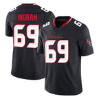 Johmsee H.Texans #69 Ed Ingram Player Navy Limited Alternate Vapor F.U.S.E. Home Game Stitched Jerseys