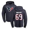 Johmsee H.Texans #69 Ed Ingram Player Navy Pro Line Pullover Hoodie Limited Game Stitched Jerseys
