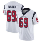 Johmsee H.Texans #69 Ed Ingram Player White Limited Vapor Untouchable Home Game Stitched Jerseys