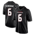 Johmsee H.Texans #6 Reed Blankenship Player Carbon Black Fashion Home Game Stitched Jerseys