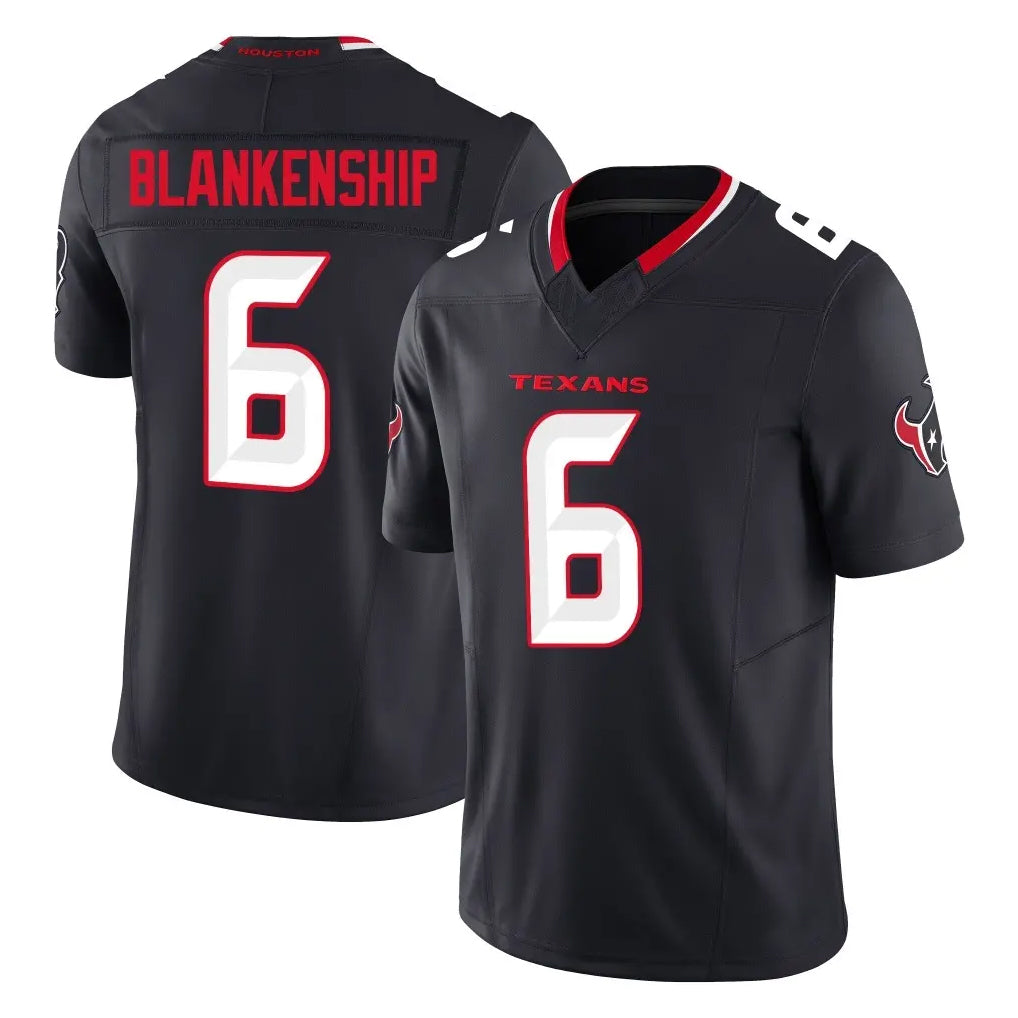 Johmsee H.Texans #6 Reed Blankenship Player Navy Limited Alternate Vapor F.U.S.E. Home Game Stitched Jerseys