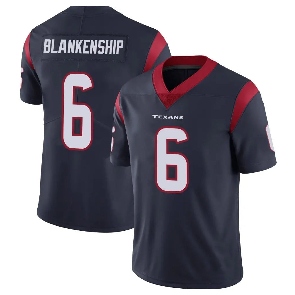 Johmsee H.Texans #6 Reed Blankenship Player Navy Limited Vapor Untouchable Home Game Stitched Jerseys