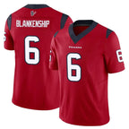 Johmsee H.Texans #6 Reed Blankenship Player Red Limited Vapor F.U.S.E. Home Game Stitched Jerseys