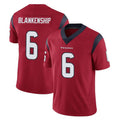 Johmsee H.Texans #6 Reed Blankenship Player Red Limited Vapor Untouchable Home Game Stitched Jerseys