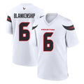 Johmsee H.Texans #6 Reed Blankenship Player White Home Game Stitched Jerseys
