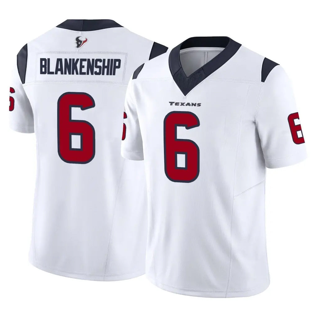 Johmsee H.Texans #6 Reed Blankenship Player White Limited Vapor F.U.S.E. Home Game Stitched Jerseys