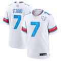 Johmsee H.Texans #7 C.J. Stroud White 2026 Rivalries Collection Game Stitched Jerseys
