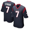 Johmsee H.Texans #7 CJ Stroud Player Navy Home Game Stitched Jerseys