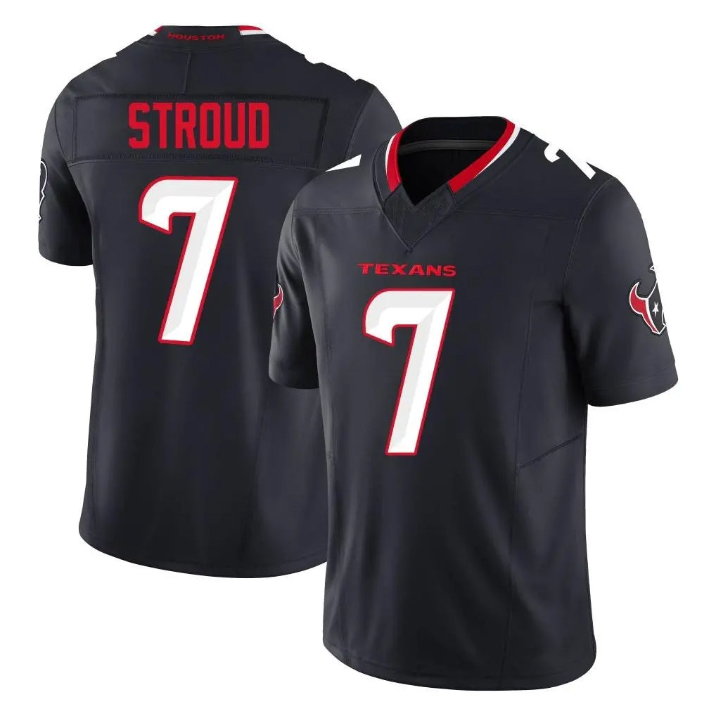 Johmsee H.Texans #7 CJ Stroud Player Navy Limited Alternate Vapor F.U.S.E. Home Game Stitched Jerseys