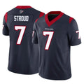 Johmsee H.Texans #7 CJ Stroud Player Navy Limited Vapor F.U.S.E. Home Game Stitched Jerseys