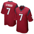 Johmsee H.Texans #7 CJ Stroud Player Red Home Game Stitched Jerseys