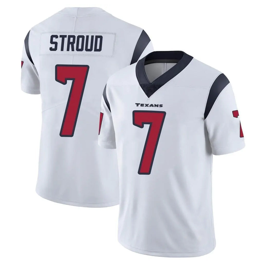 Johmsee H.Texans #7 CJ Stroud Player White Limited Vapor Untouchable Home Game Stitched Jerseys