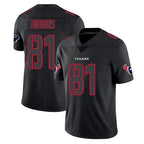 Johmsee H.Texans #81 Jayden Higgins Player Black Impact Limited Game Stitched Jerseys
