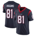 Johmsee H.Texans #81 Jayden Higgins Player Navy Limited Vapor Untouchable Home Game Stitched Jerseys