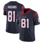 Johmsee H.Texans #81 Jayden Higgins Player Navy Limited Vapor Untouchable Home Game Stitched Jerseys