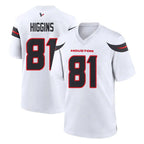 Johmsee H.Texans #81 Jayden Higgins Player White Home Game Stitched Jerseys
