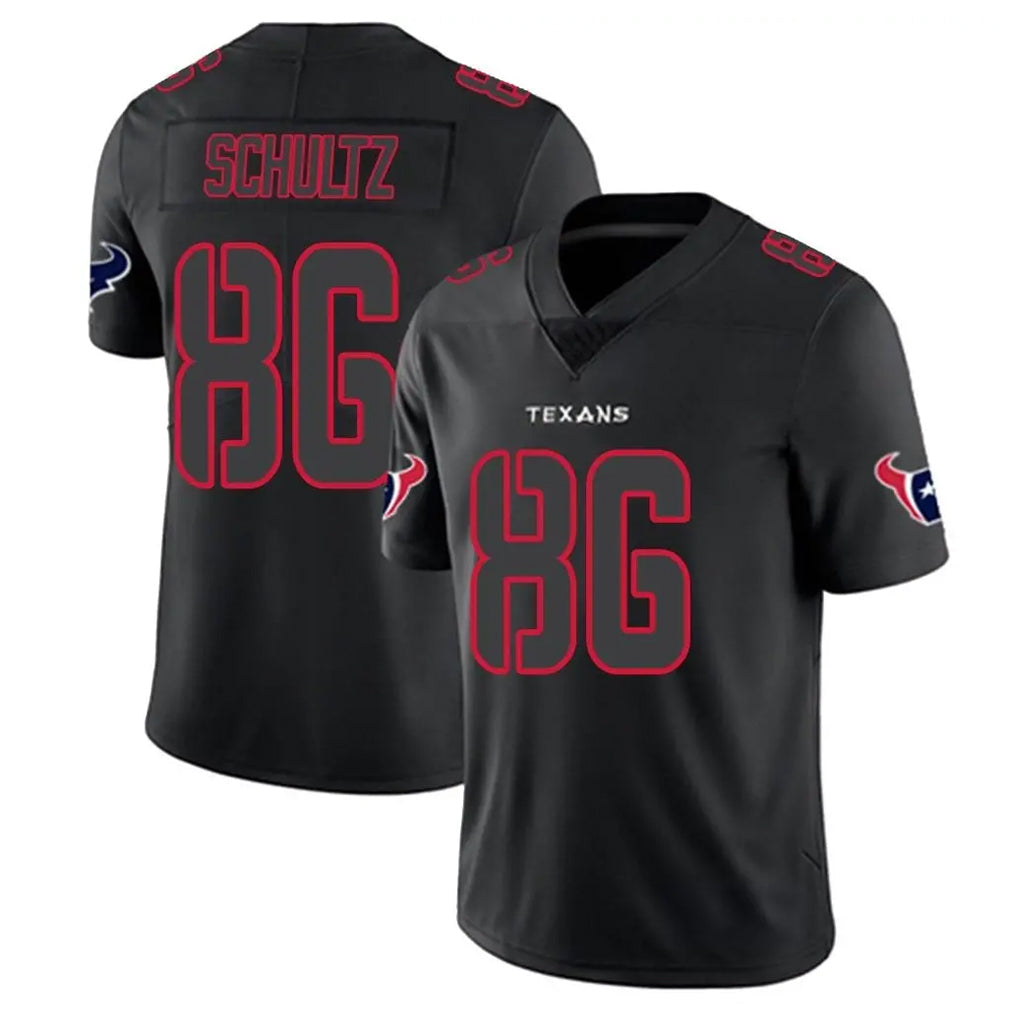 Johmsee H.Texans #86 Dalton Schultz Player Black Impact Limited Game Stitched Jerseys