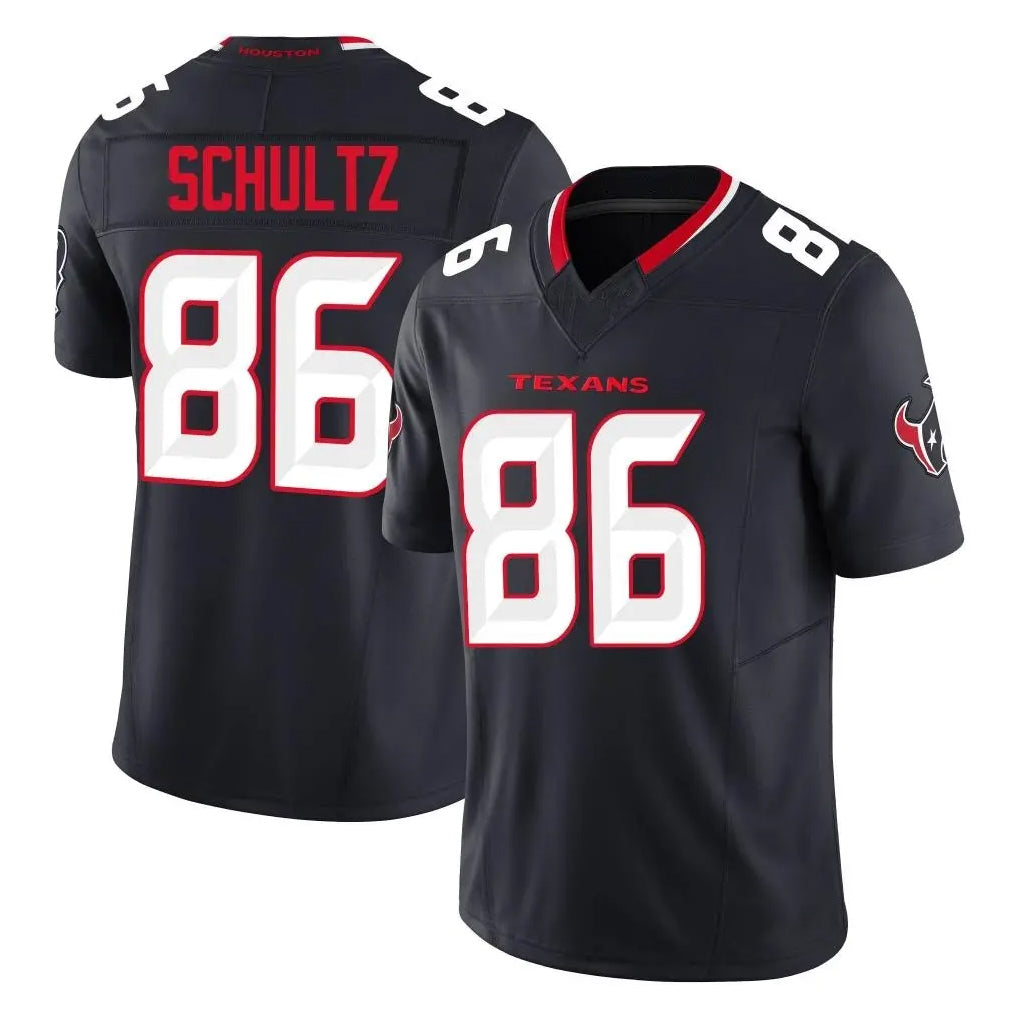 Johmsee H.Texans #86 Dalton Schultz Player Navy Limited Alternate Vapor F.U.S.E. Home Game Stitched Jerseys