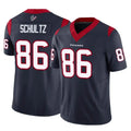 Johmsee H.Texans #86 Dalton Schultz Player Navy Limited Vapor F.U.S.E. Home Game Stitched Jerseys