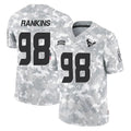 Johmsee H.Texans #98 Sheldon Rankins Player Arctic Camo Salute To Service Limited Game Stitched Jerseys